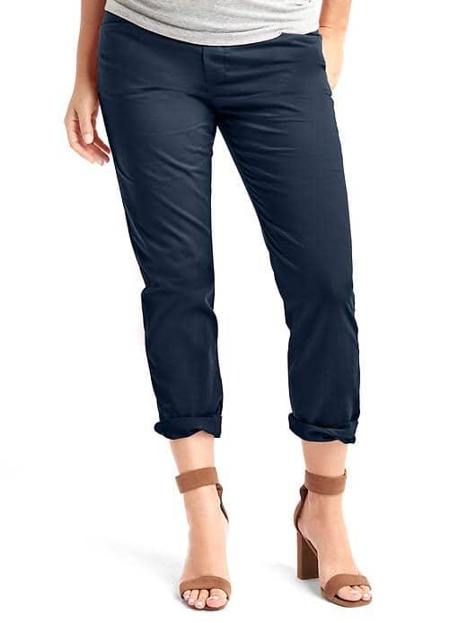 Gap Women Demi Panel Girlfriend Chino - True Indigo