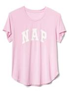Gap Women Mix And Match Short Sleeve Sleep Shirt - Primrose Pink