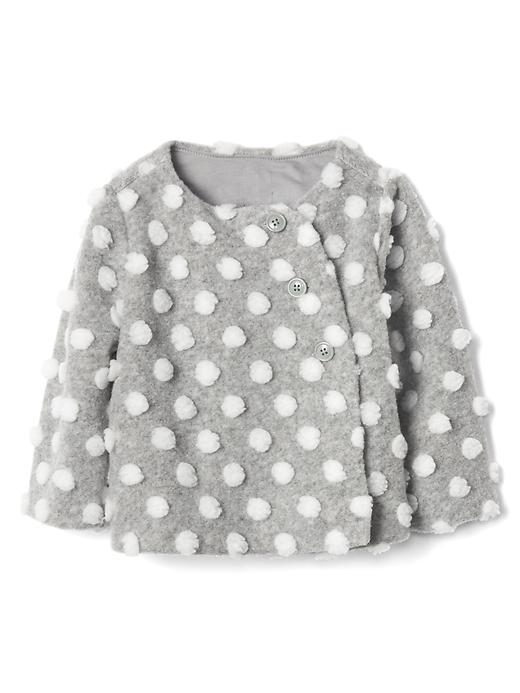 Gap Cozy Polka Dot Jacket - Gray