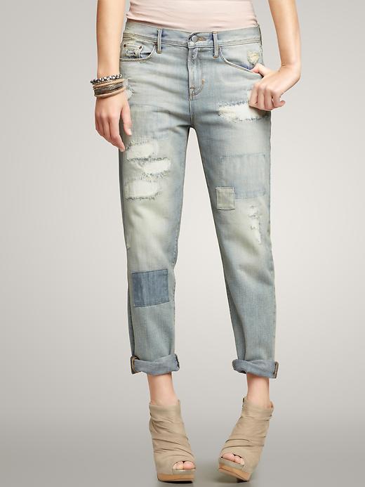 Gap 1969 Distressed Sexy Boyfriend Jeans