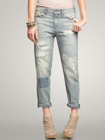 Gap 1969 Distressed Sexy Boyfriend Jeans