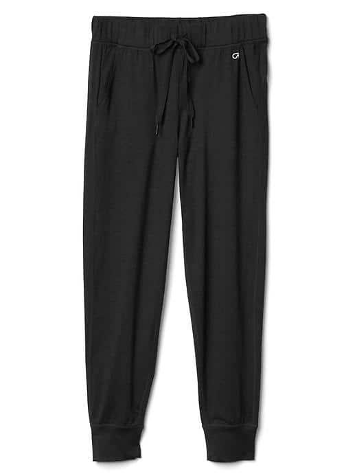 Gap Women Soft Brushed Tech Jersey Joggers - True Black