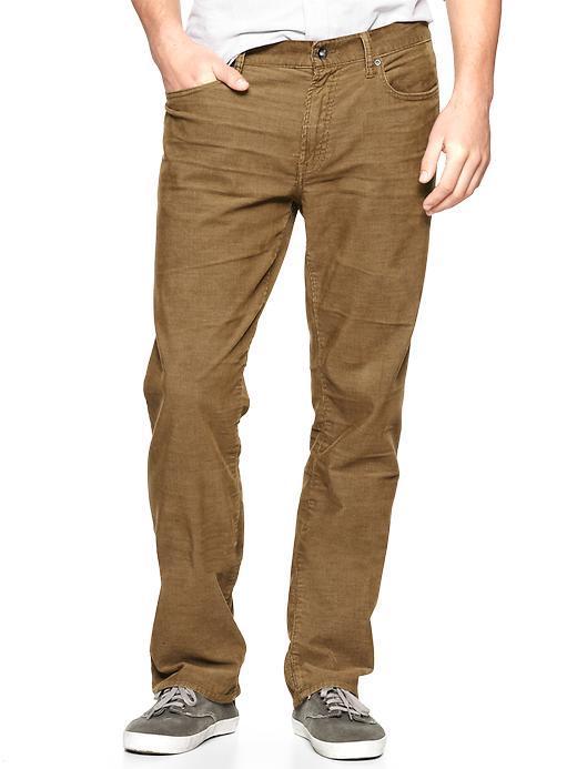 Gap 1969 Corduroy Pants Straight Fit - Khaki