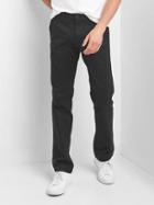 Gap Men Classic Stretch Slim Fit Khakis - True Black