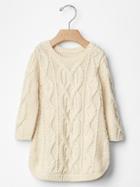 Gap Cable Knit Dress - French Vanilla