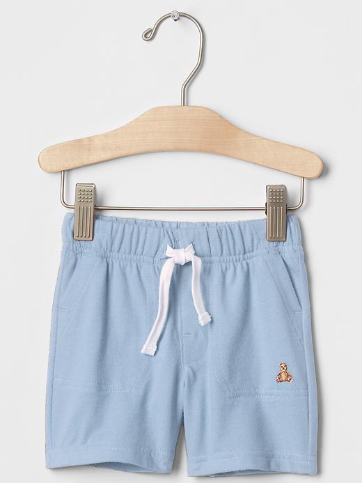 Gap Solid Pull On Shorts - Beach Blue