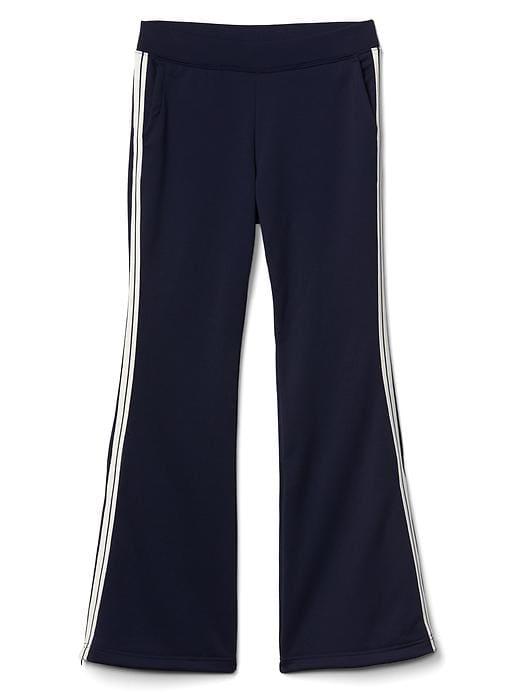Gap Women Side Stripe Flare Track Pants - Dark Night