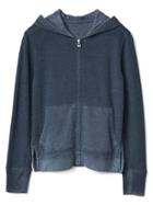 Gap Women Essential Zip Hoodie - Military Blue
