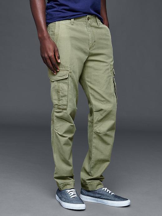 Gap Men Slim Fit Cargo Pants - Olive