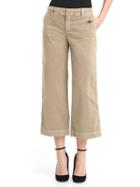 Gap Women Wide Leg Crop Chinos - Beachwood