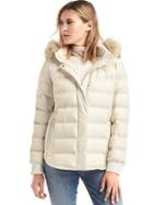 Gap Coldcontrol Lite Metallic Ski Puffer Jacket - Snow Cap