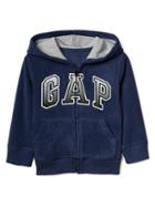 Gap Pro Fleece Gradient Logo Zip Hoodie - Elysian Blue