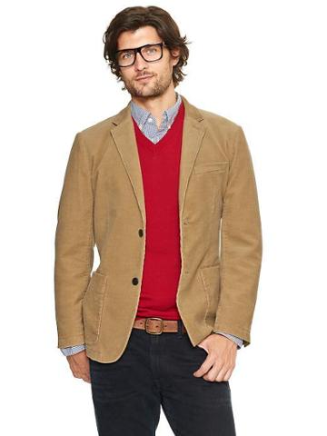 Gap Corduroy Blazer - Pecan