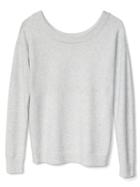 Gap Women Cozy Wool Blend Sweater - Heather Grey
