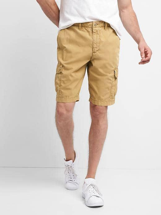 Gap Women Ripstop Cargo Shorts 10 - Safari Khaki