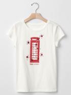 Gap City Logo Floral Tee - London