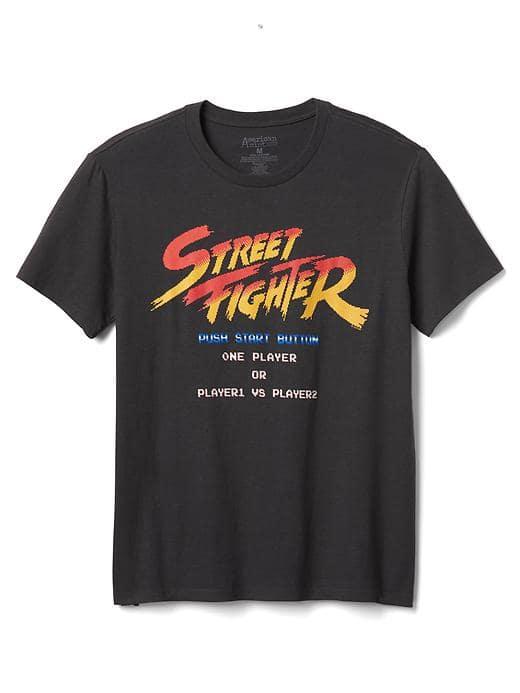 Gap Men Short Sleeve Graphic Tee - Street Fighter