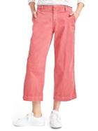 Gap Women Wide Leg Crop Chinos - Spring Coral
