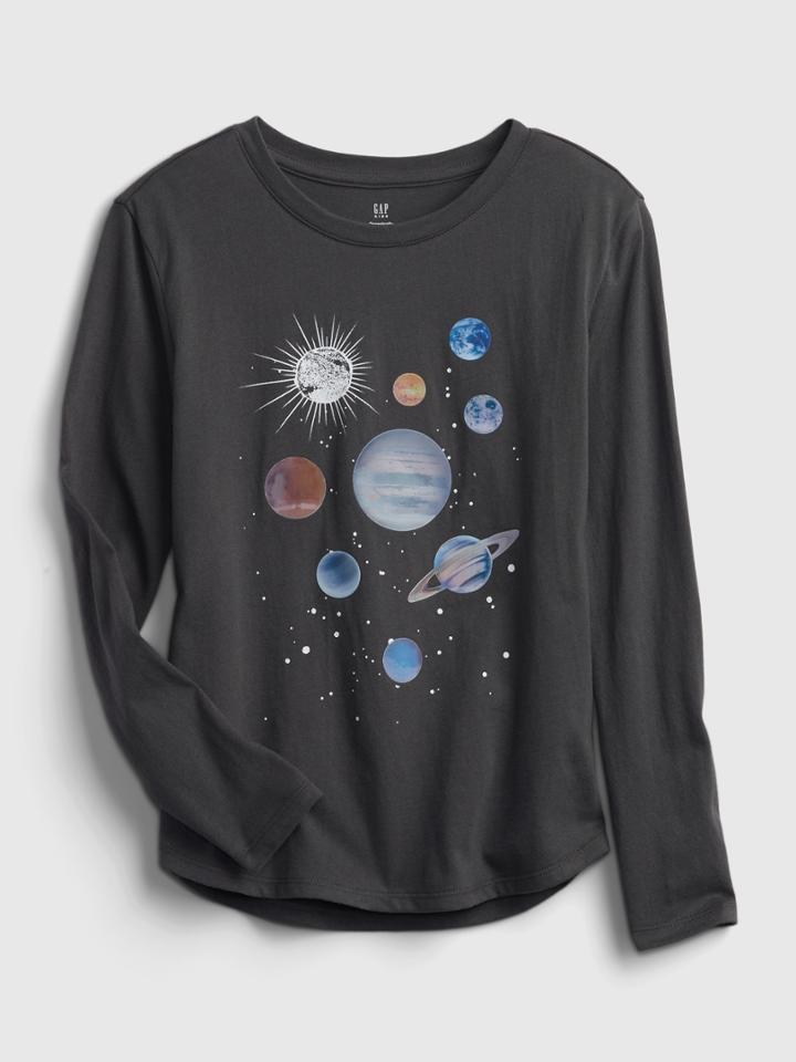 Kids 100% Organic Cotton Interactive Graphic T-shirt