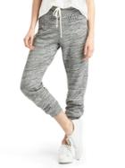 Gap Women French Terry Logo Joggers - Grey Marl