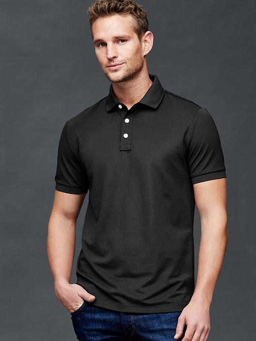 Gap Men Performance Polo - True Black
