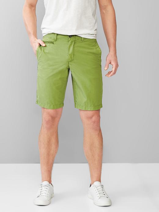 Gap Solid Beach Shorts 10" - Green Light