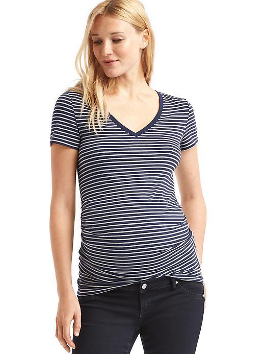 Gap Pure Body Stripe Short Sleeve Tee - Dark Night