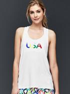 Gap Women Summer Sports Breathe Tank - White