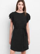 Gap Women Softspun Flutter Dress - True Black