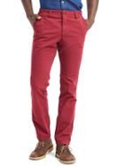 Gap Men Vintage Washed Slim Fit Khakis - Dark Red