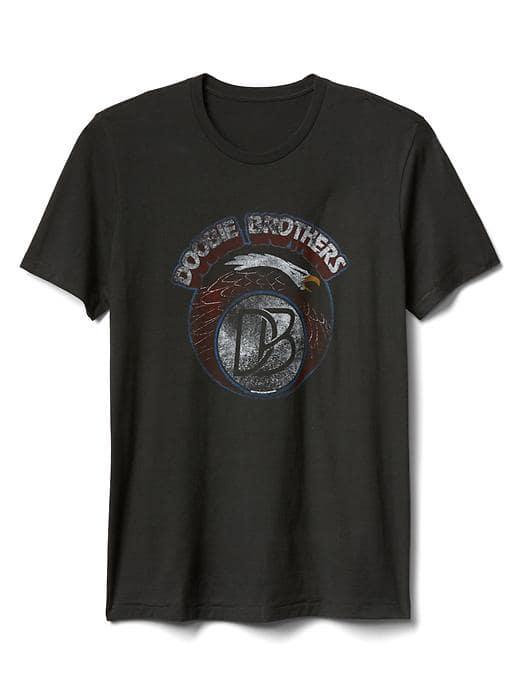 Gap Men Bold Graphic Crewneck Tee - Doobie Brothers