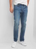 Gap Men Washwell Slim Fit Jeans Stretch - Medium Indigo