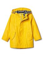 Gap Women Jersey Lined Raincoat - Rainslicker Yellow