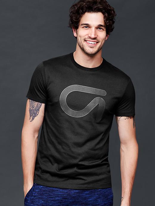 Gap Men Gdry Mesh G T Shirt - True Black