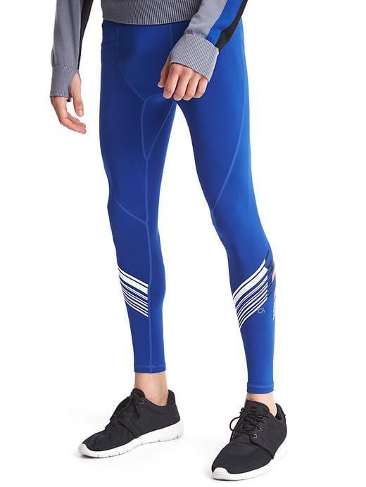 Gap Men Winterbrush Running Tights - Brillant Blue