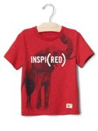 Gap Babygap X Red Graphic Tee - Red