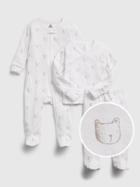 Baby 100% Organic Cotton First Favorite Brannan Bear 3-piece Outfit Set