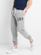 Gap French Terry Logo Joggers - New Heather Grey