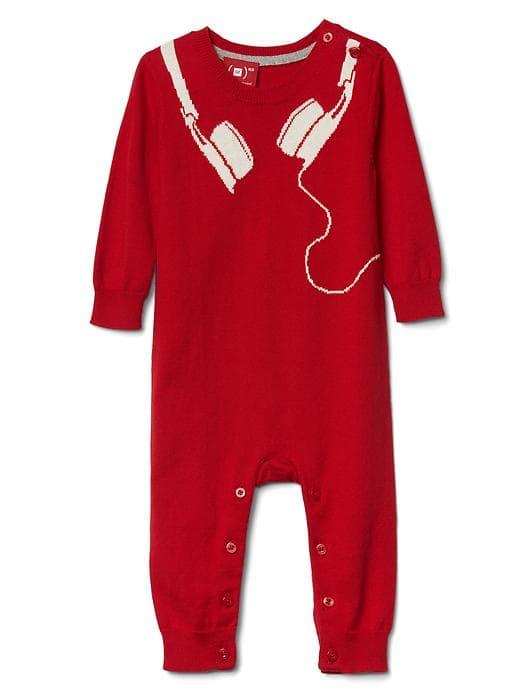 Gap Babygap X Red Sweater One Piece - Red