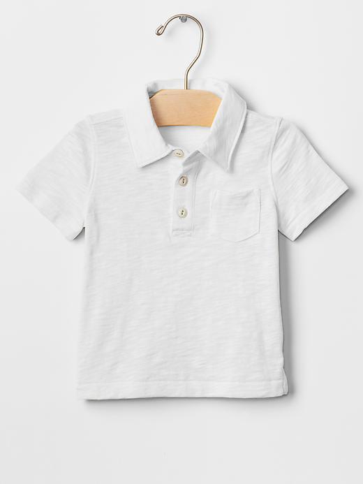 Gap Pocket Polo - White