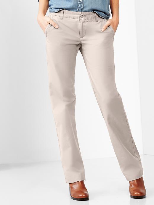 Gap Women Classic Khaki Pants - Trench