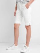 Gap Women Stretch Twill Bermuda Shorts - Optic White