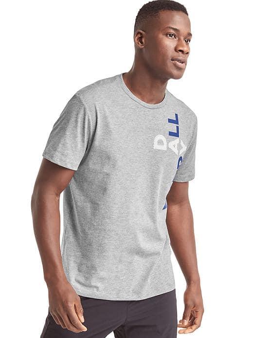 Gap Men Gdry Graphic Tee - Grey Heather