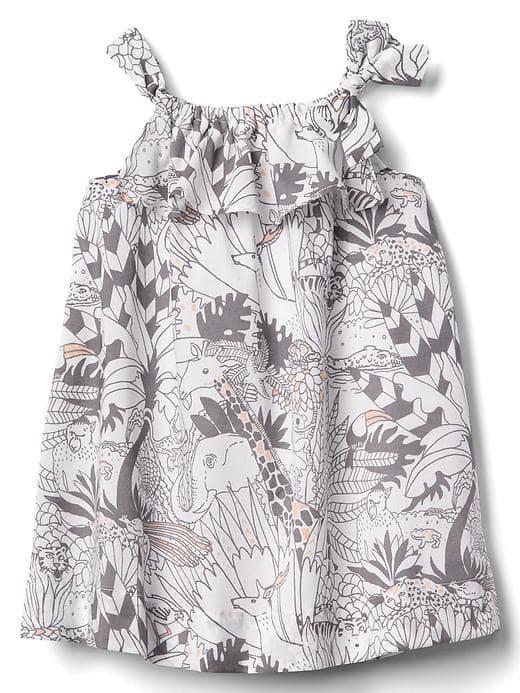Gap Safari Bow Halter Dress - New Off White