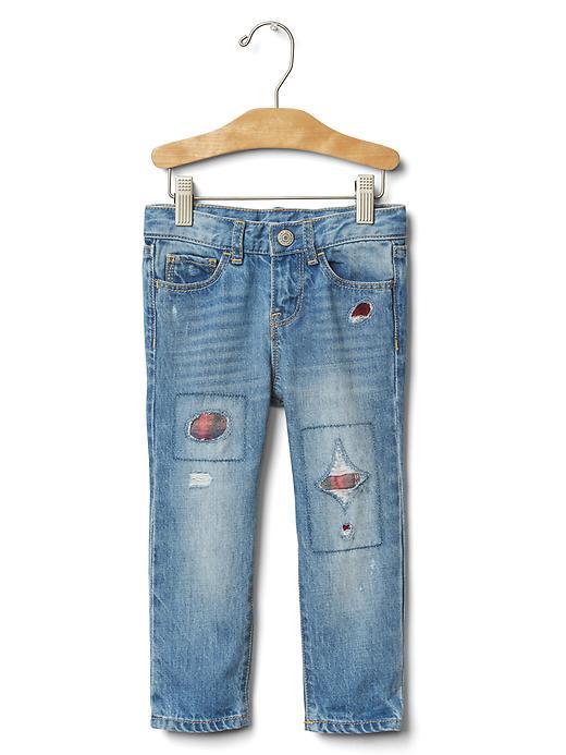 Gap Babygap + Pendleton Rip & Repair Girlfriend Jeans - Rip And Repair