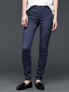 Gap Women 1969 Sateen High Rise True Skinny Jeans - Navy