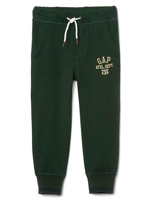 Gap Graphic Logo Varsity Joggers - Green