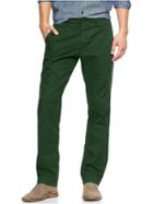 Gap Lived In Straight Khaki - Dark Emerald