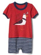 Gap Americana Double Layer Shorty One Piece - Pepper Red