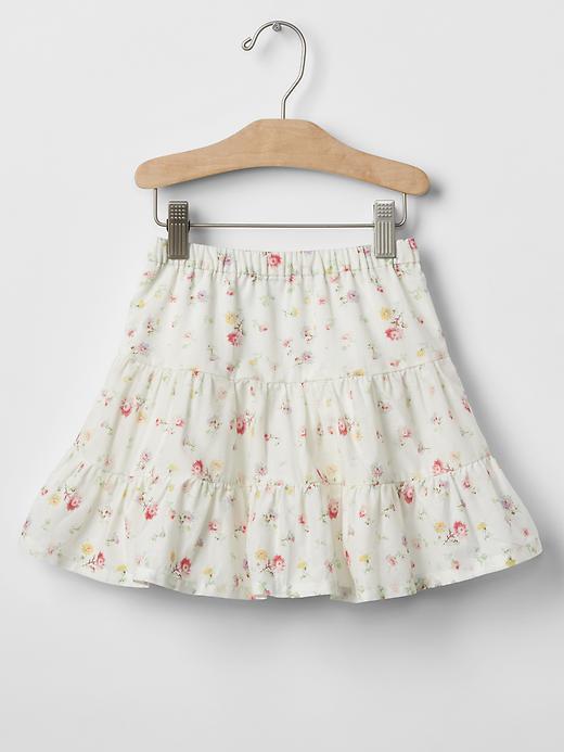 Gap Daisy Floral Tier Skirt - New Off White